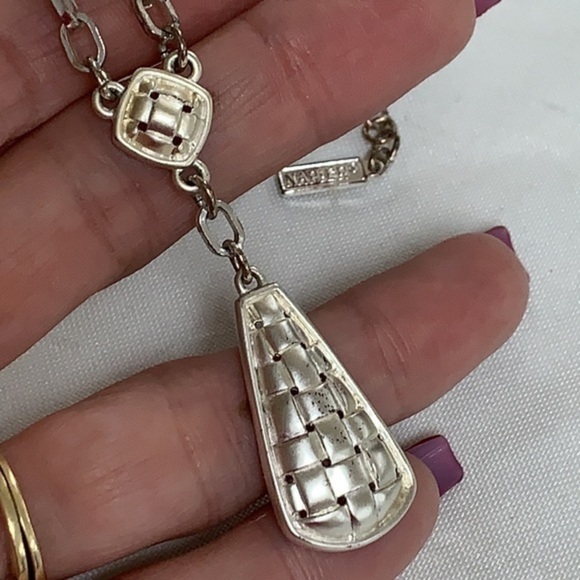 💐5/25 Napier delicate drop silver tone chain link - Picture 2 of 8